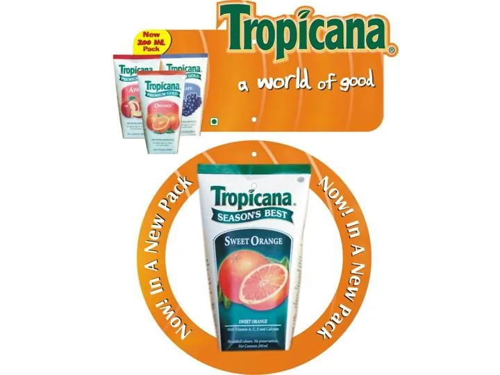 Tropicana retail communication