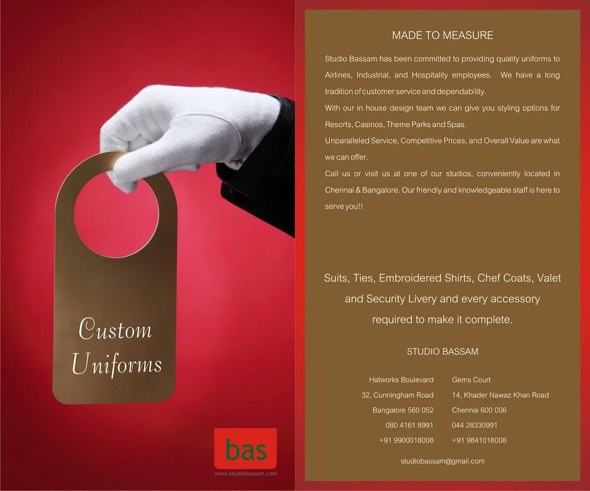 BAS — Custom Uniforms Brochure