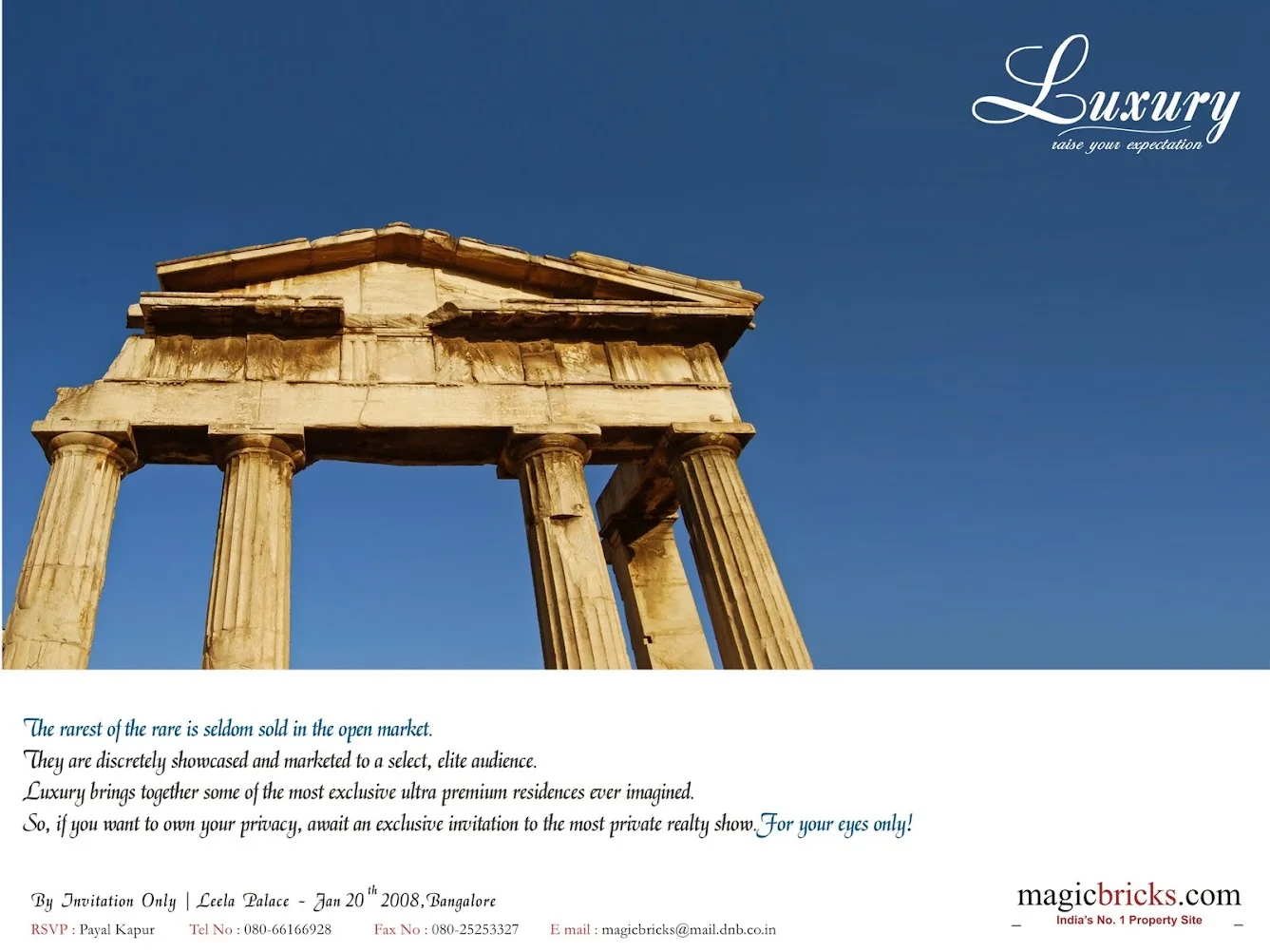 Luxury — Magazine Advertisement I