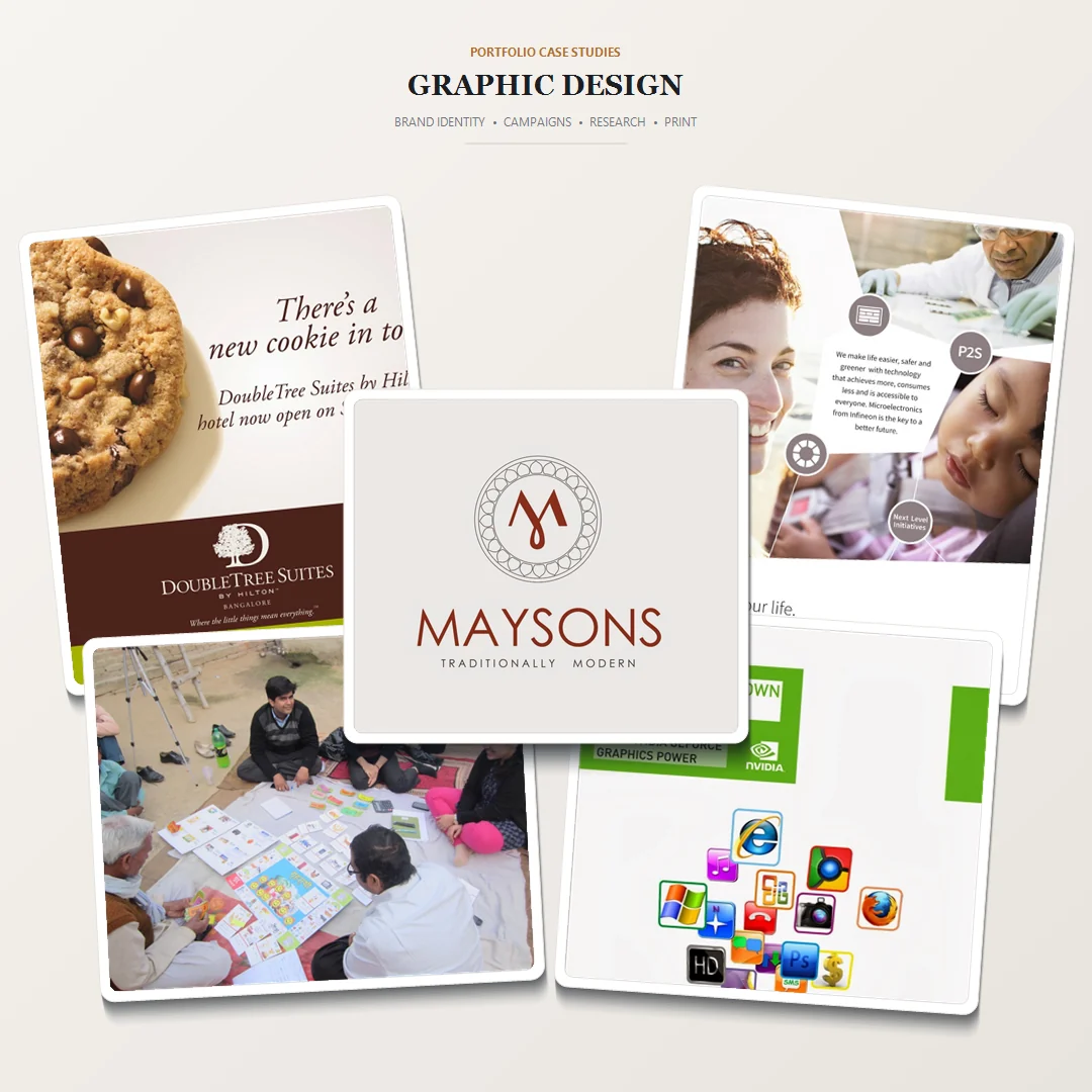 Graphic design portfolio cover