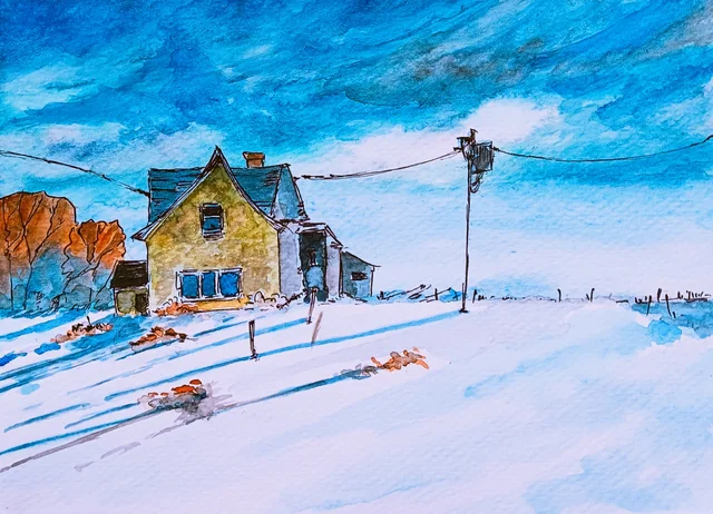Fine art painting 185, architecture & places
