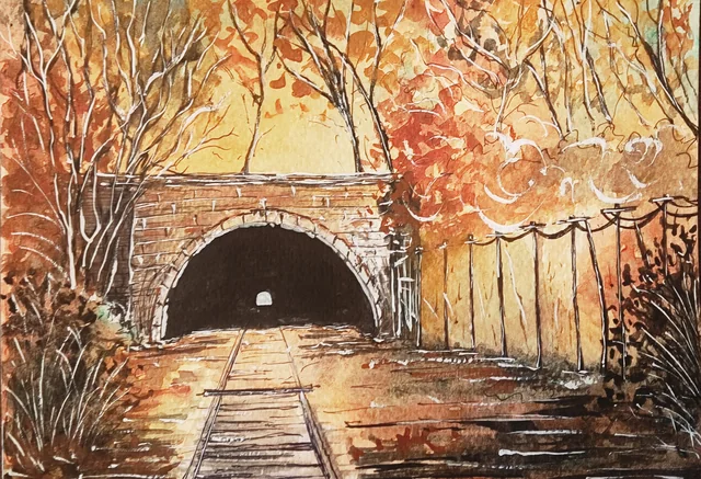 Fine art painting 204, architecture & places