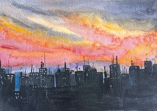 Fine art painting 207, architecture & places