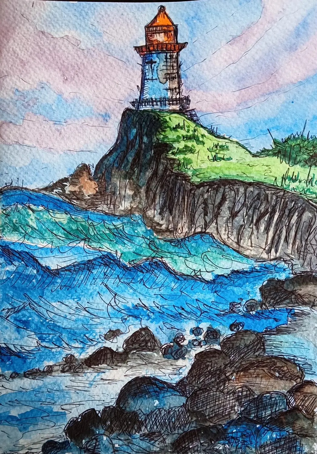 Fine art painting 29, architecture & places