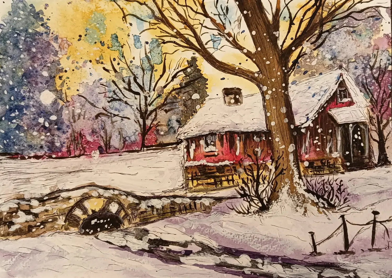 Fine art painting 34, architecture & places
