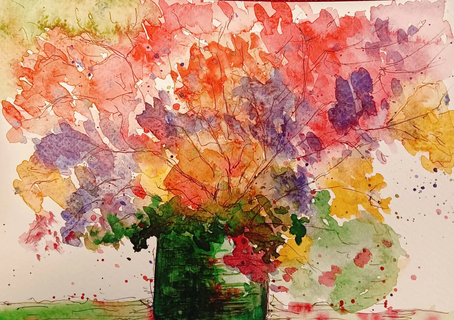 Fine art painting 40, still life & botanicals