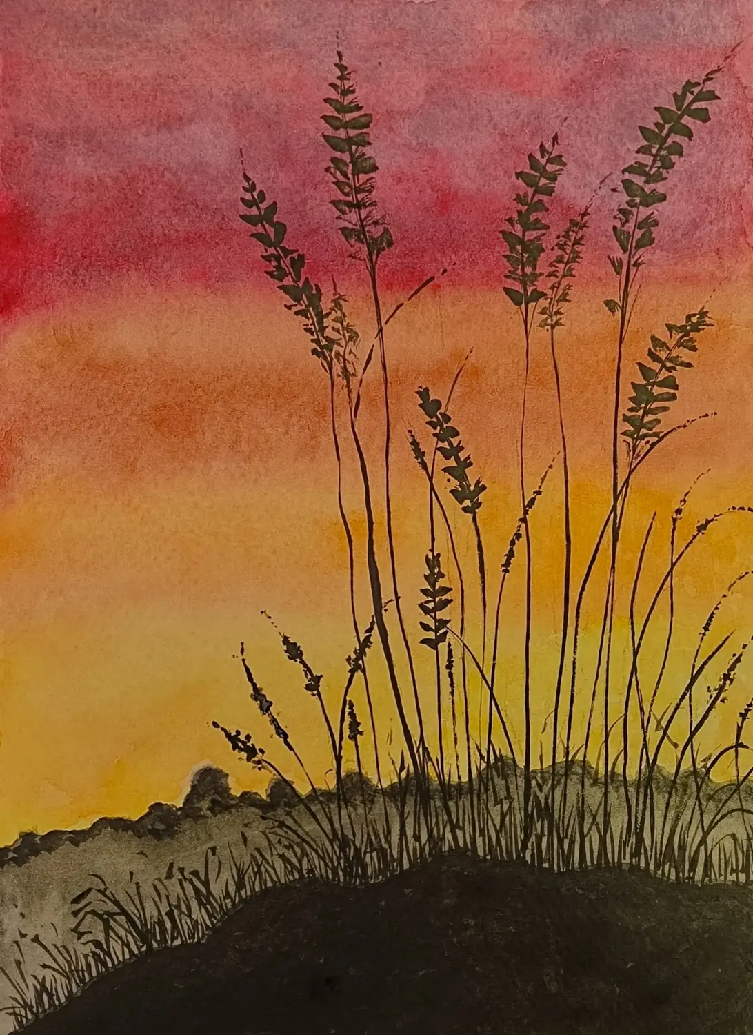 Fine art painting 46, abstract & mixed media