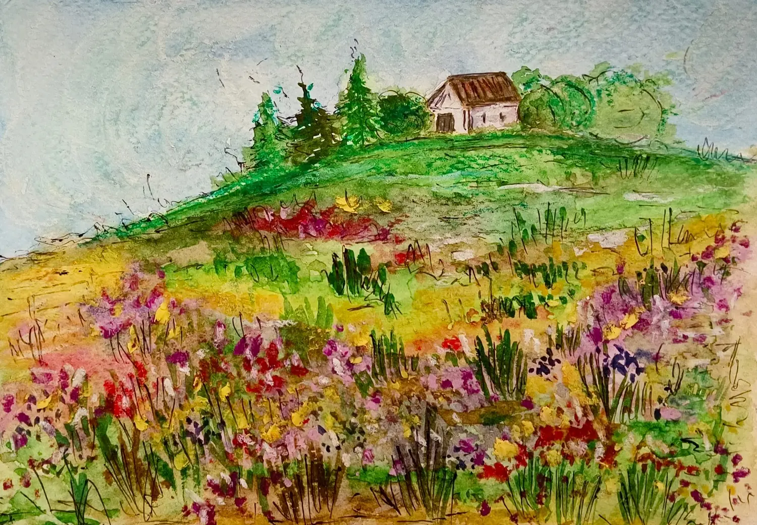 Fine art painting 48, architecture & places