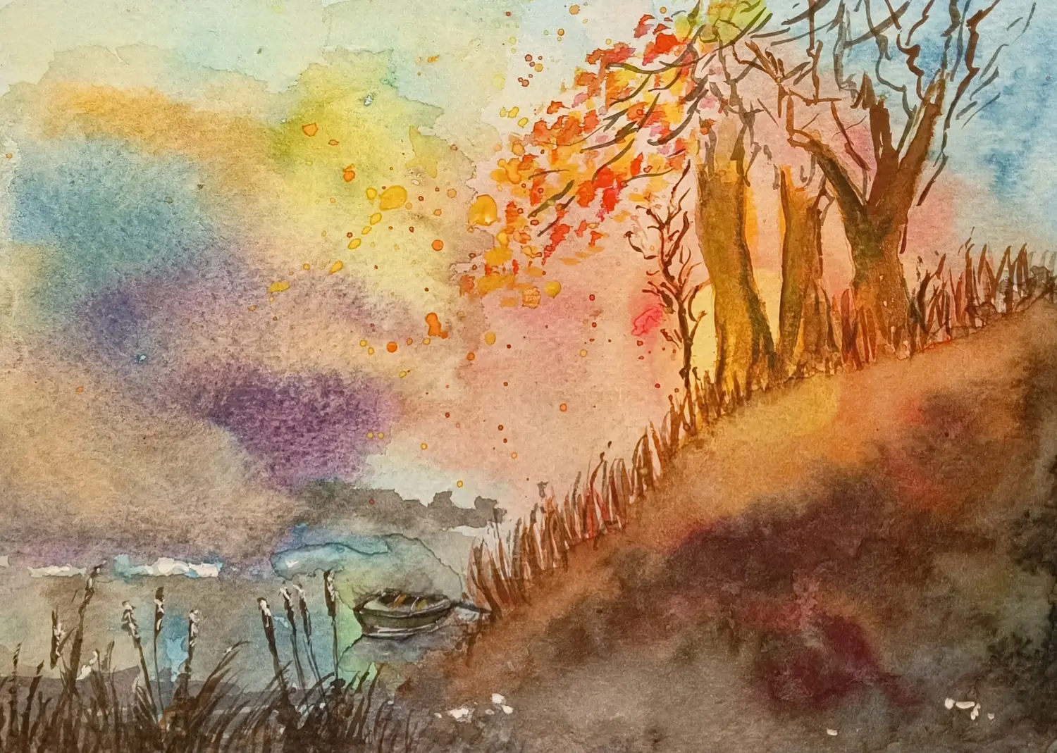 Fine art painting 49, abstract & mixed media
