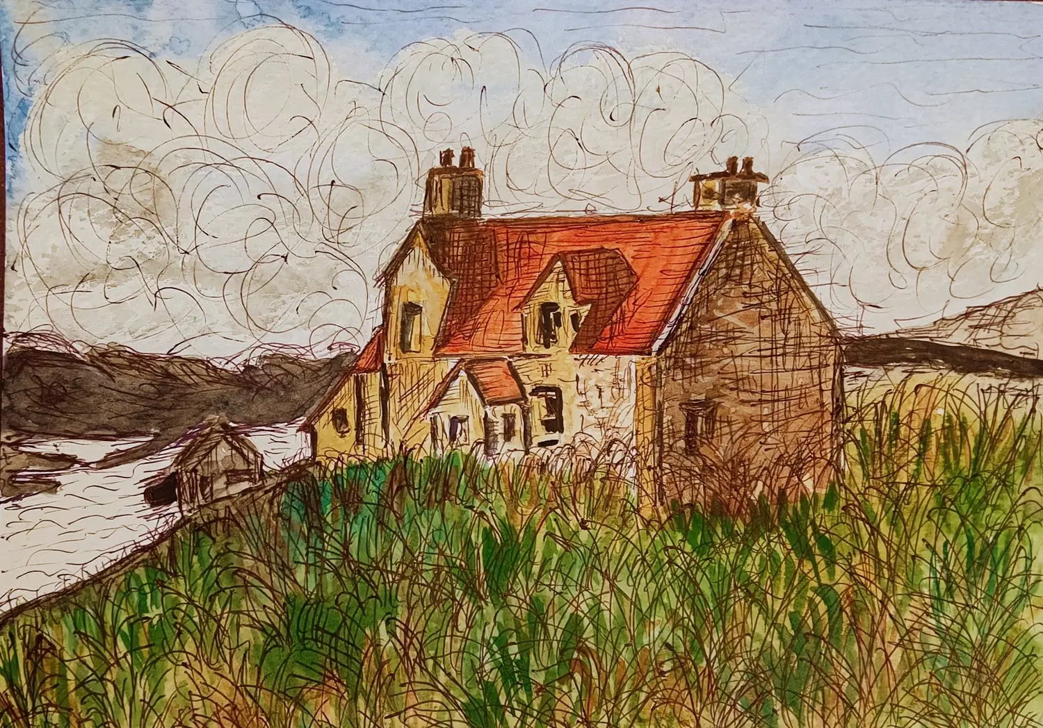 Fine art painting 56, architecture & places