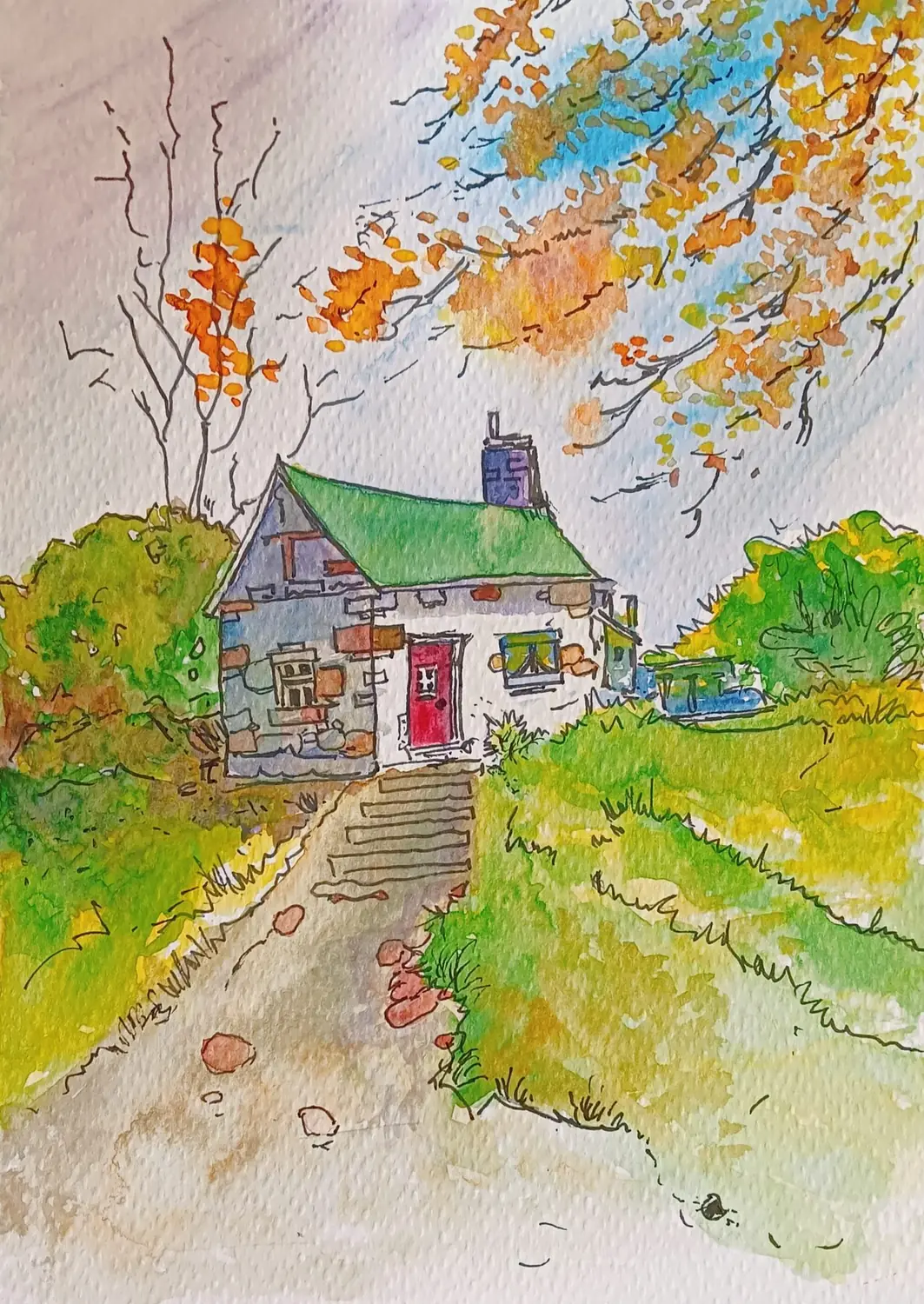 Fine art painting 62, architecture & places