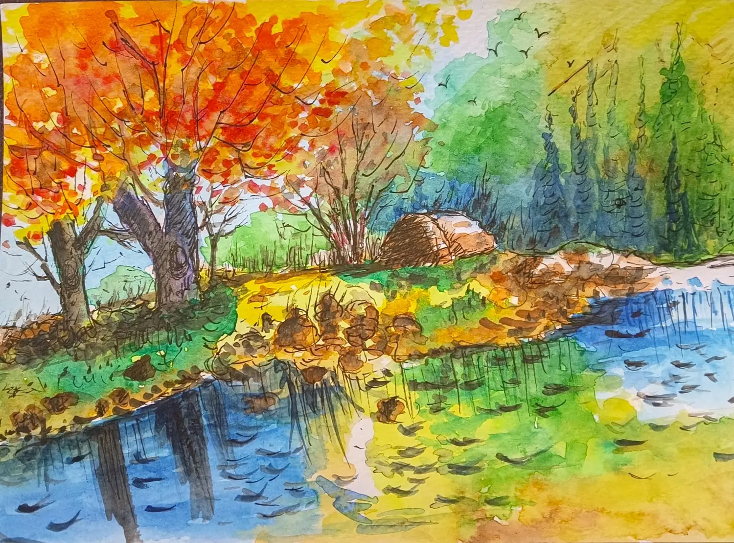 Fine art painting 66, landscapes & nature