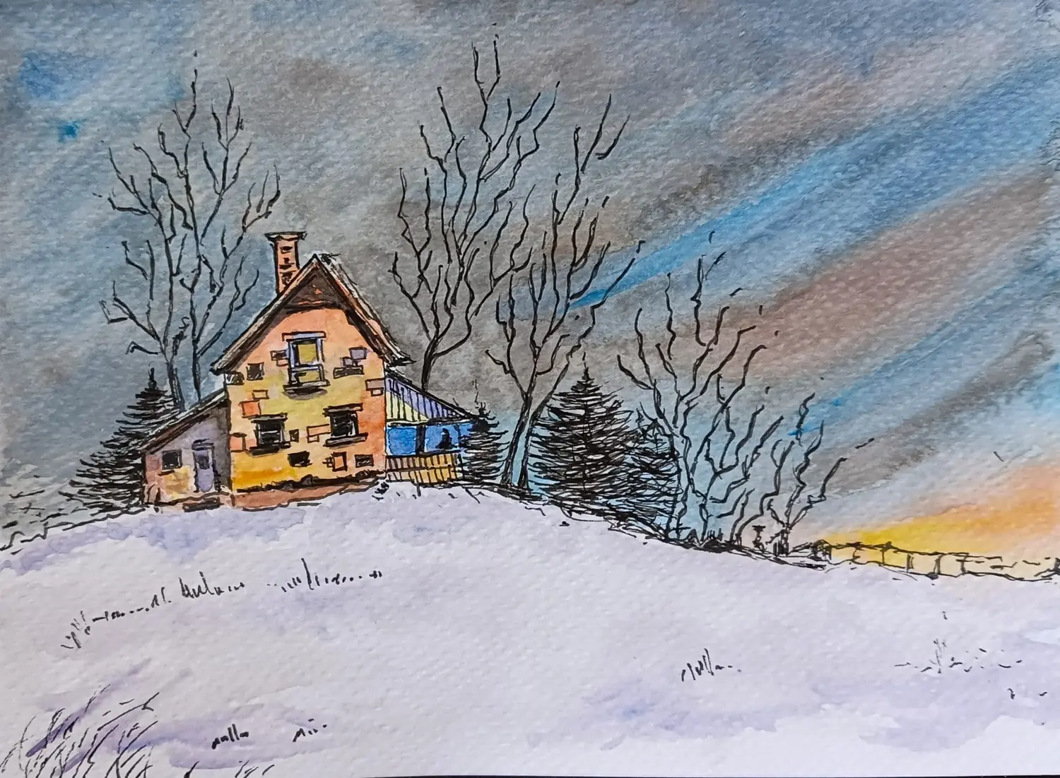 Fine art painting 67, architecture & places