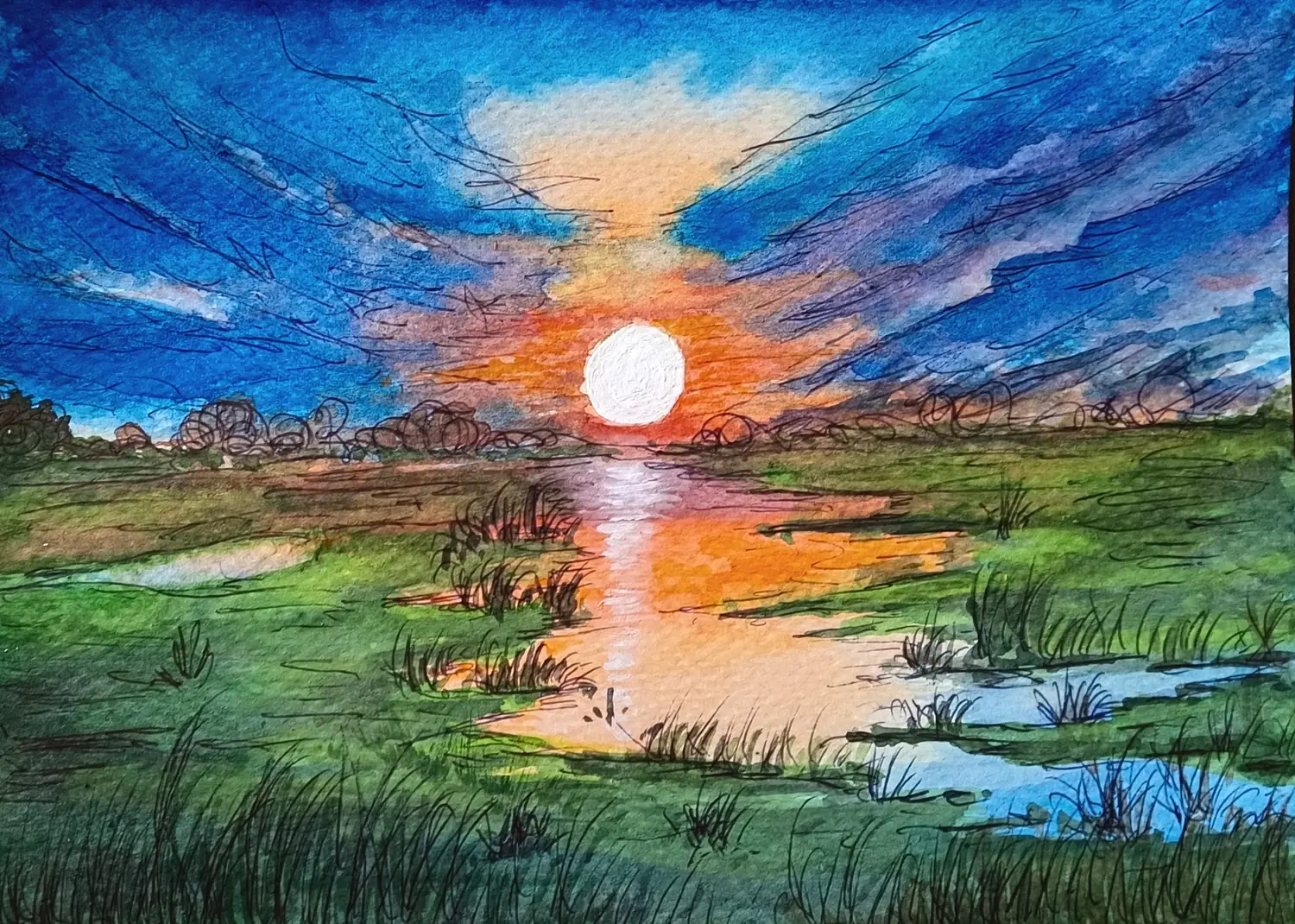 Fine art painting 77, landscapes & nature