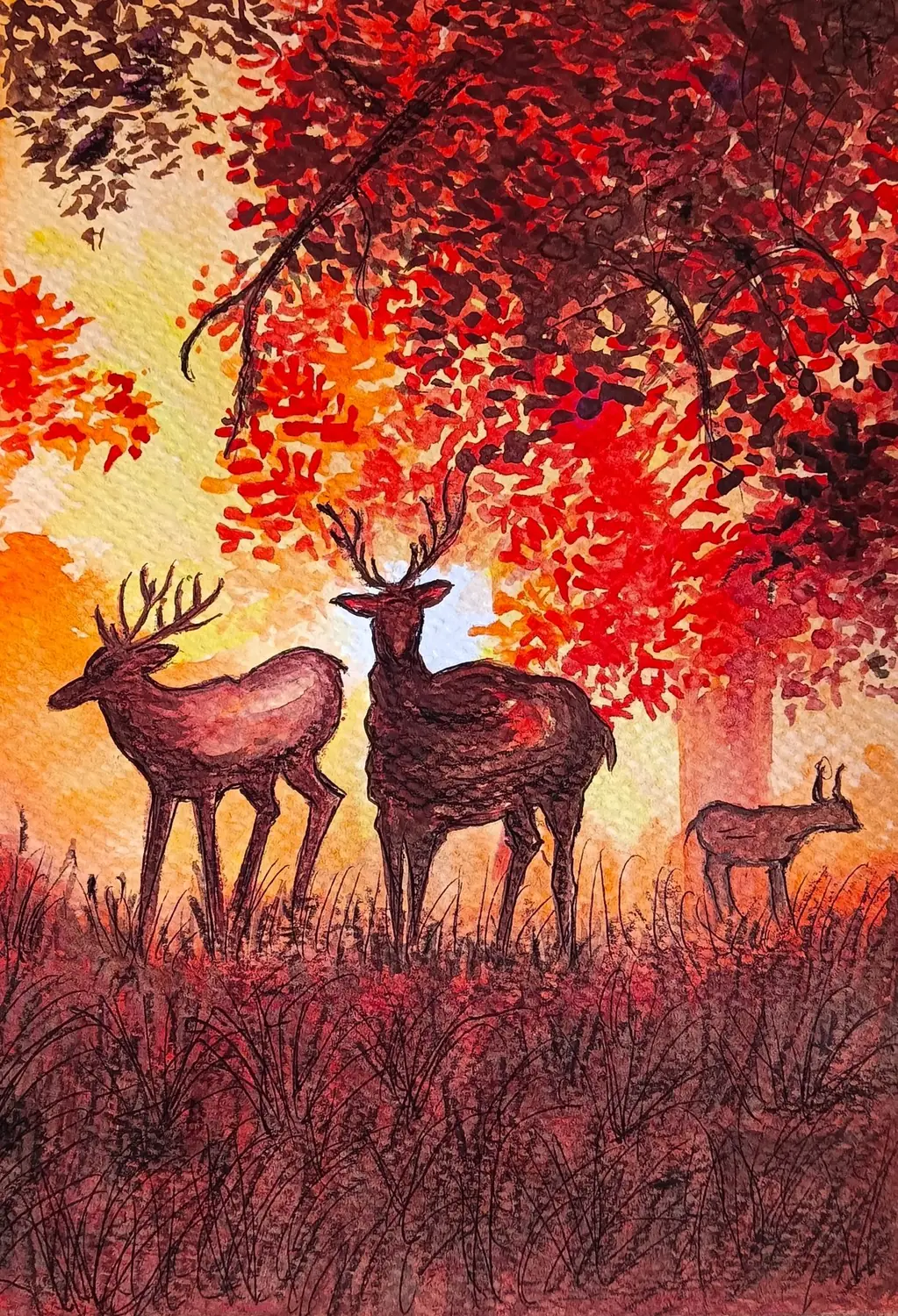 Fine art painting 105, wildlife