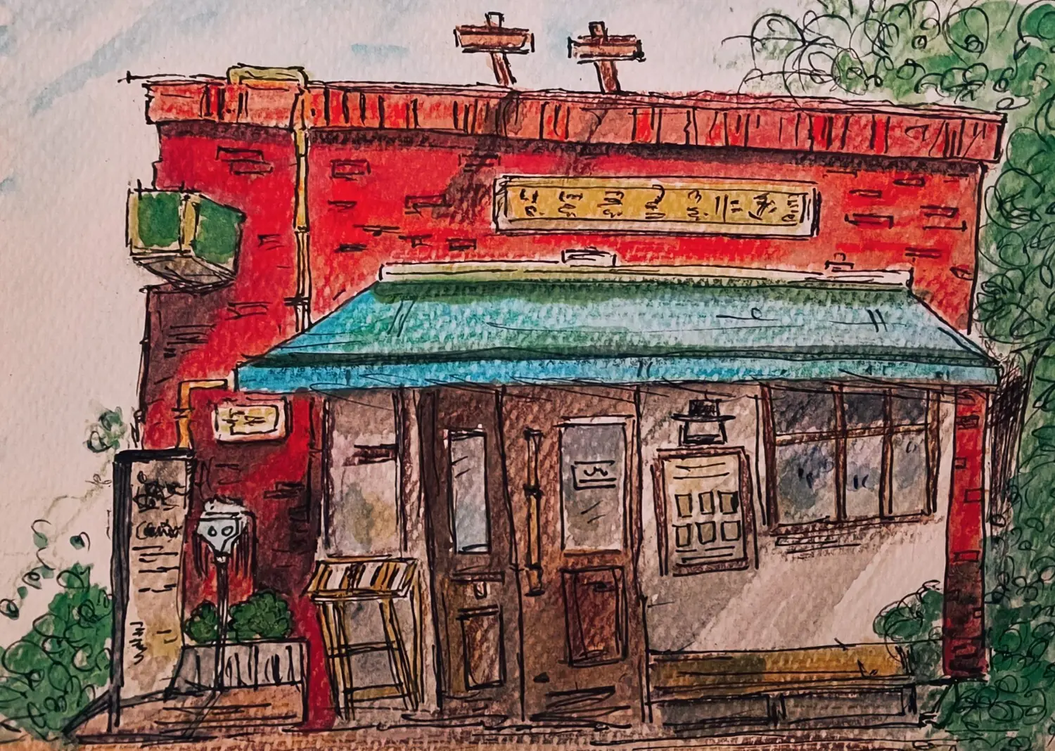 Fine art painting 112, architecture & places