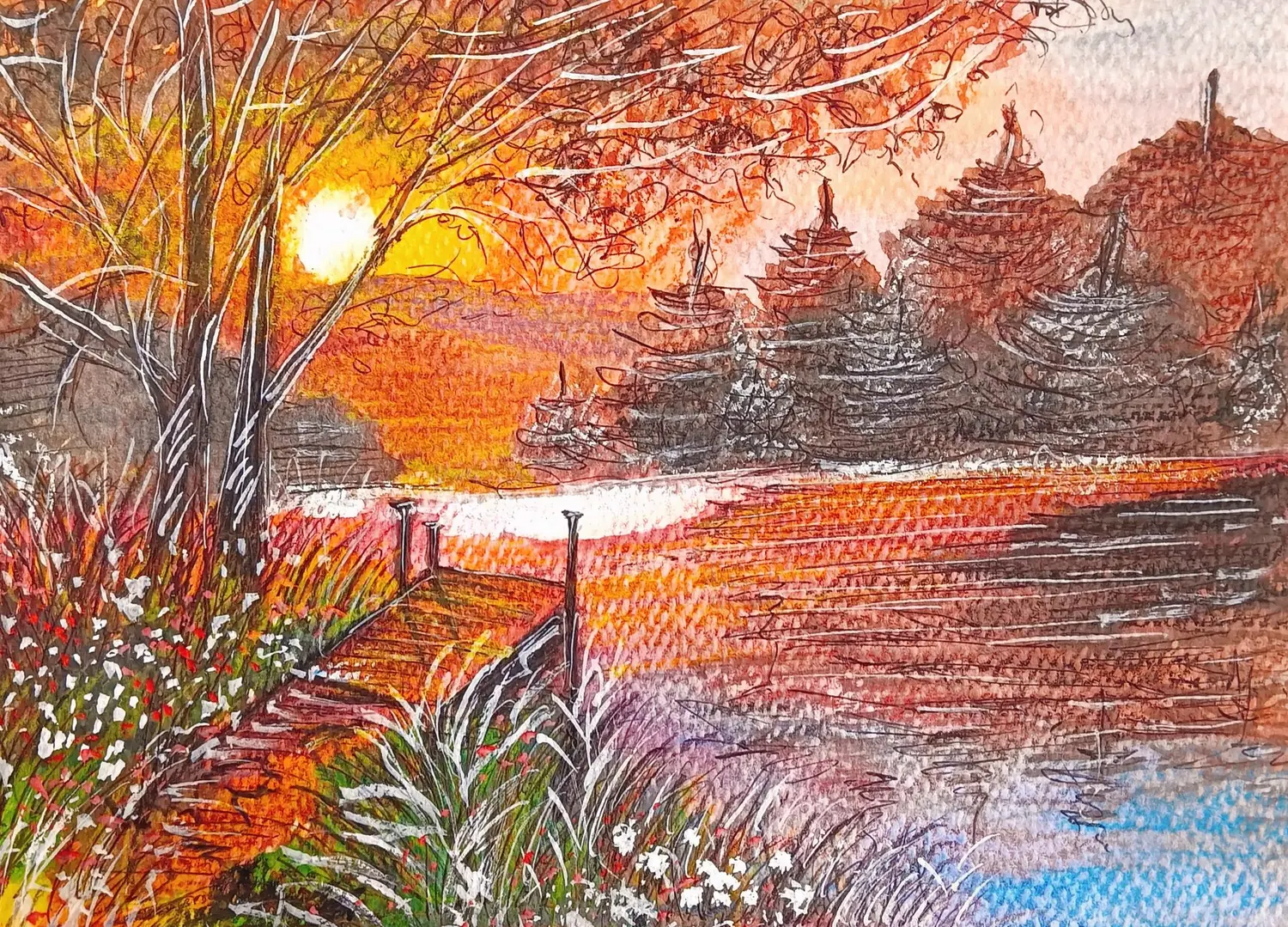 Fine art painting 115, landscapes & nature