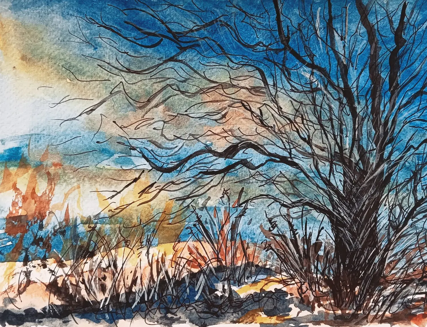 Fine art painting 151, landscapes & nature