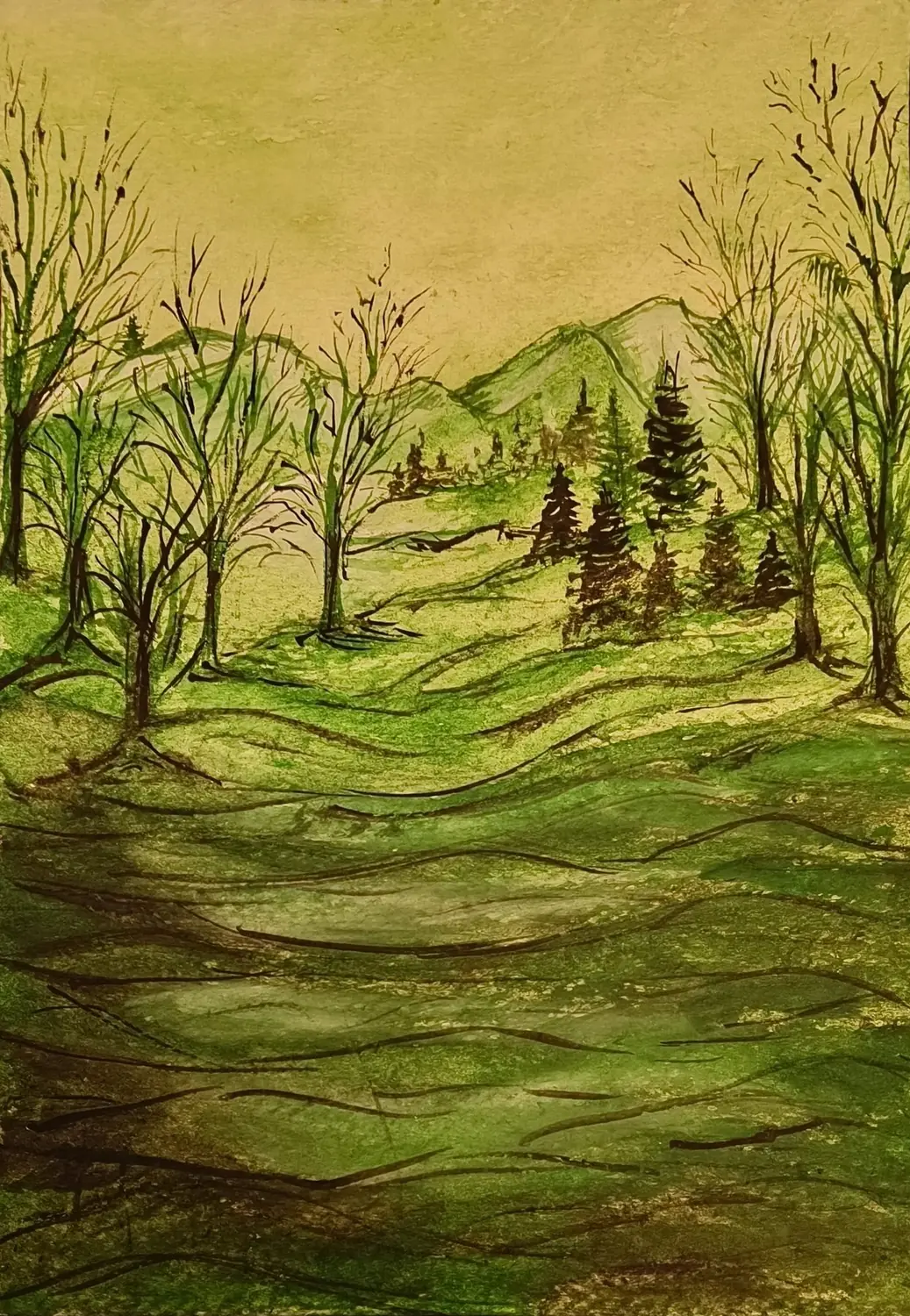 Fine art painting 158, landscapes & nature