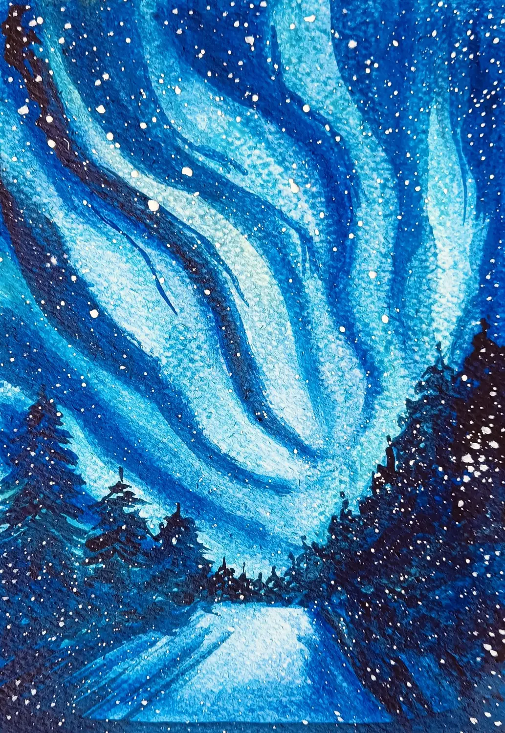 Fine art painting 163, abstract & mixed media