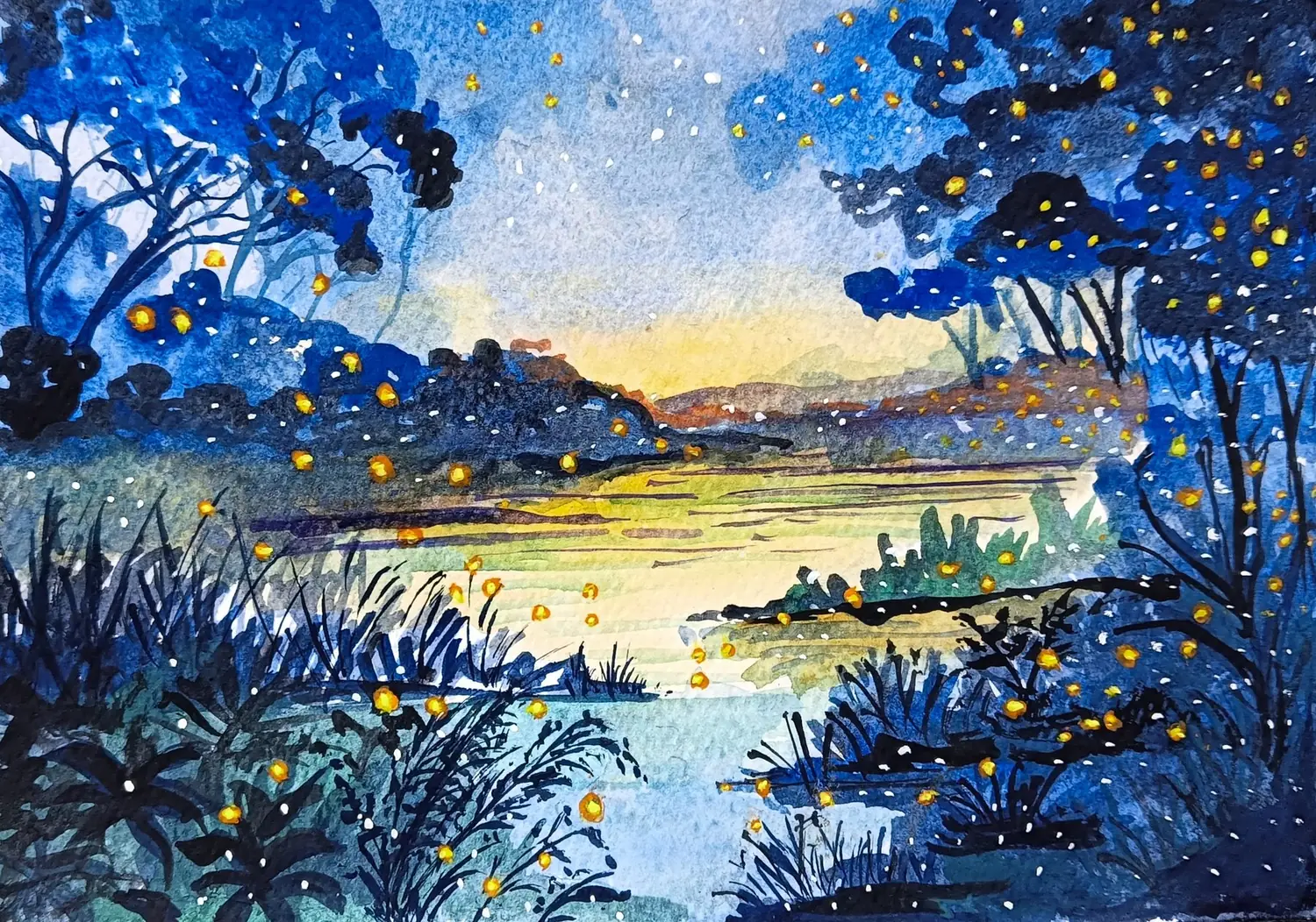 Fine art painting 171, landscapes & nature