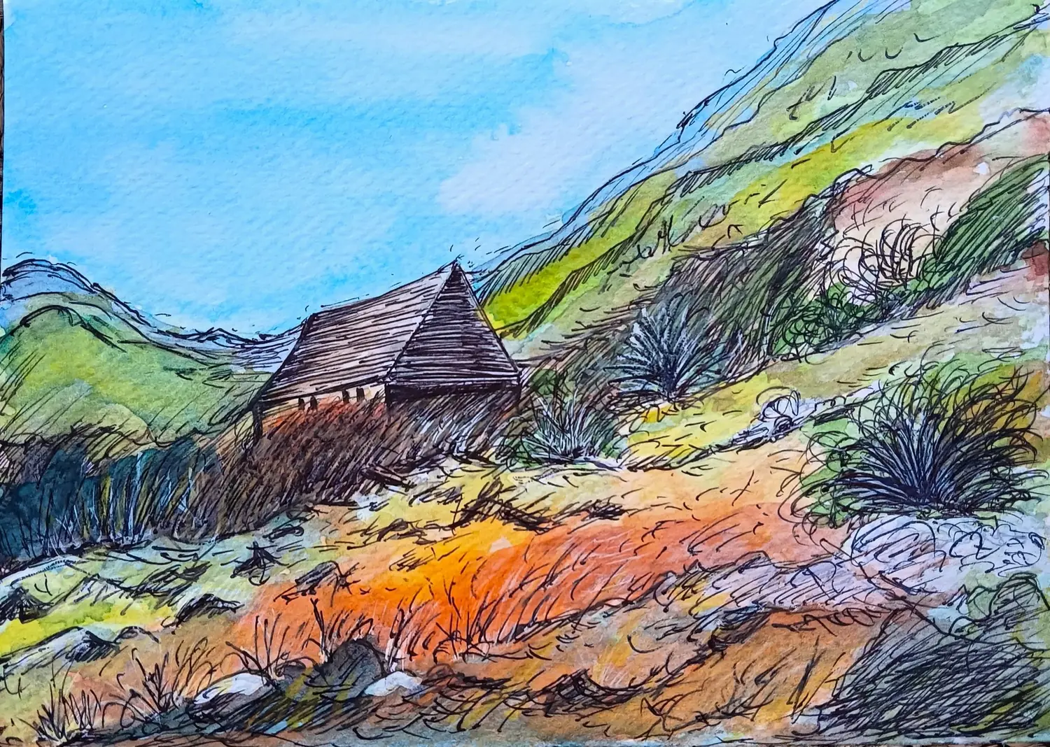 Fine art painting 177, architecture & places