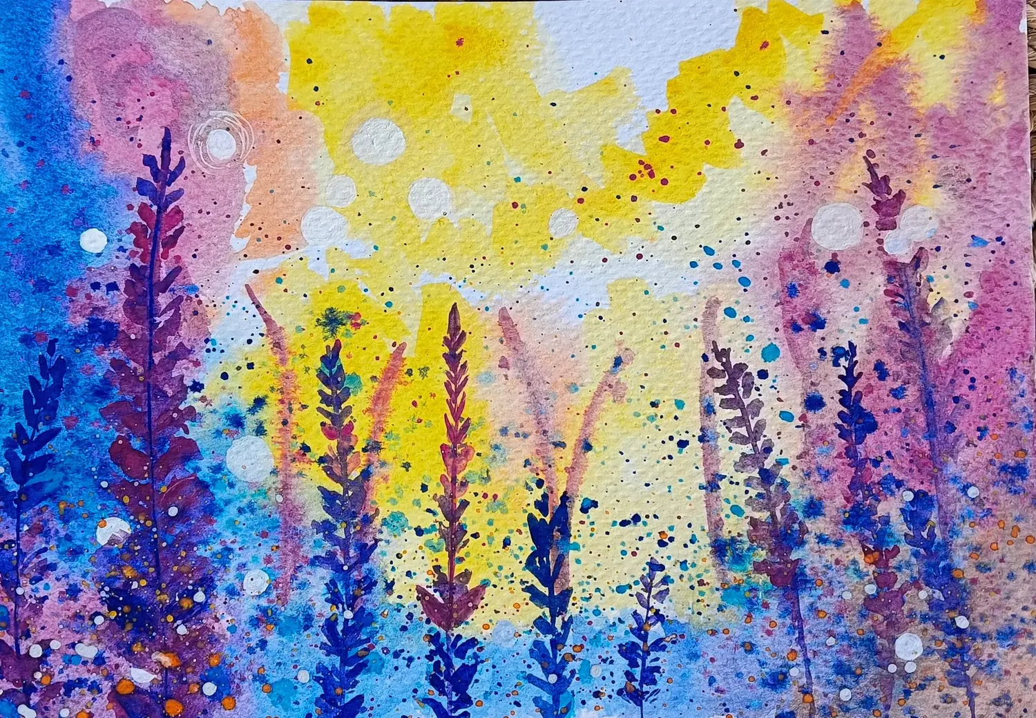 Fine art painting 178, abstract & mixed media