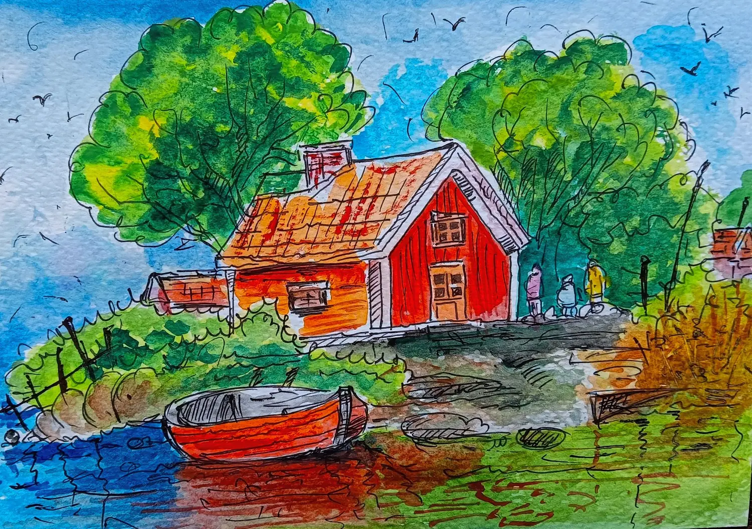 Fine art painting 181, architecture & places