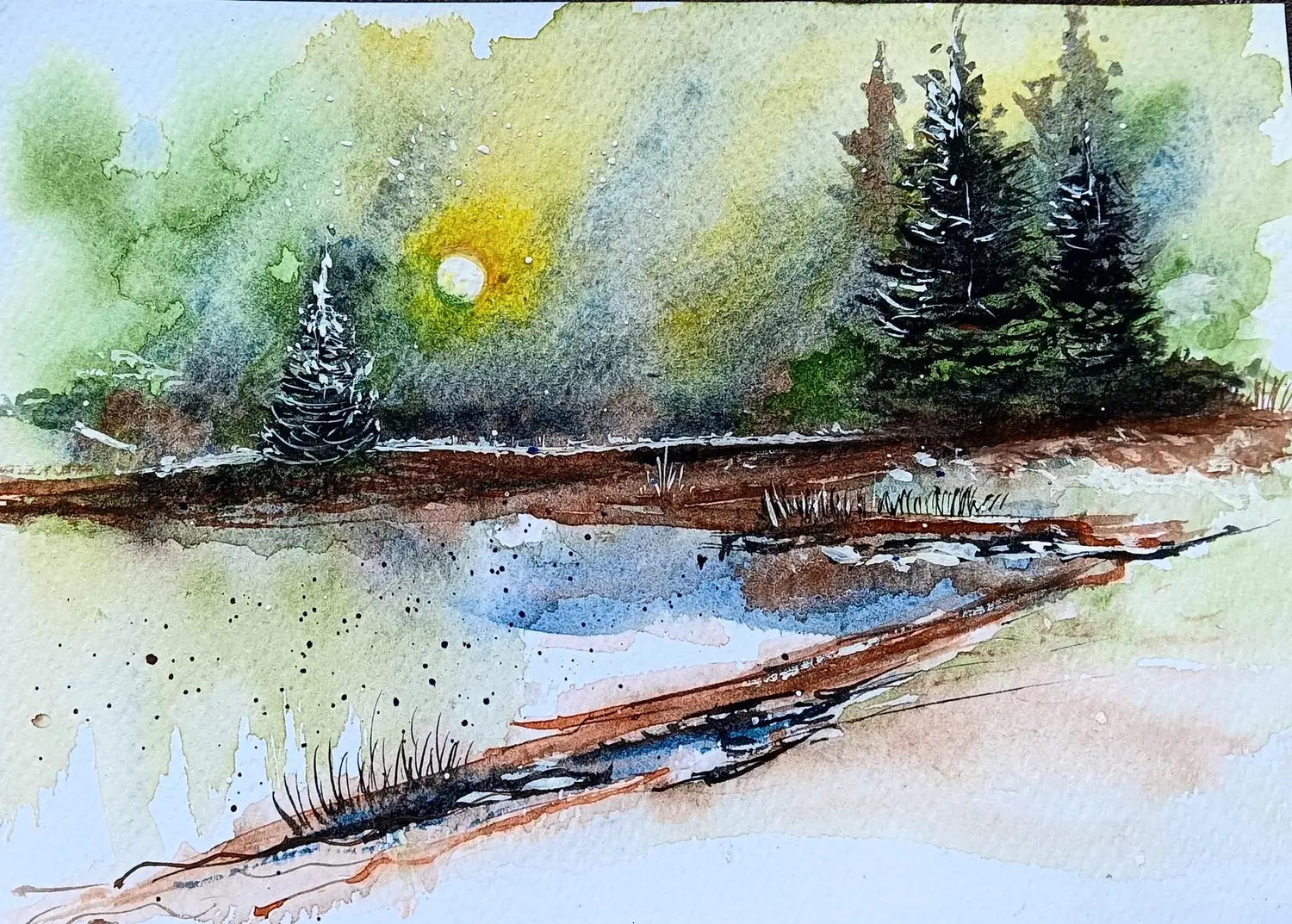 Fine art painting 184, landscapes & nature