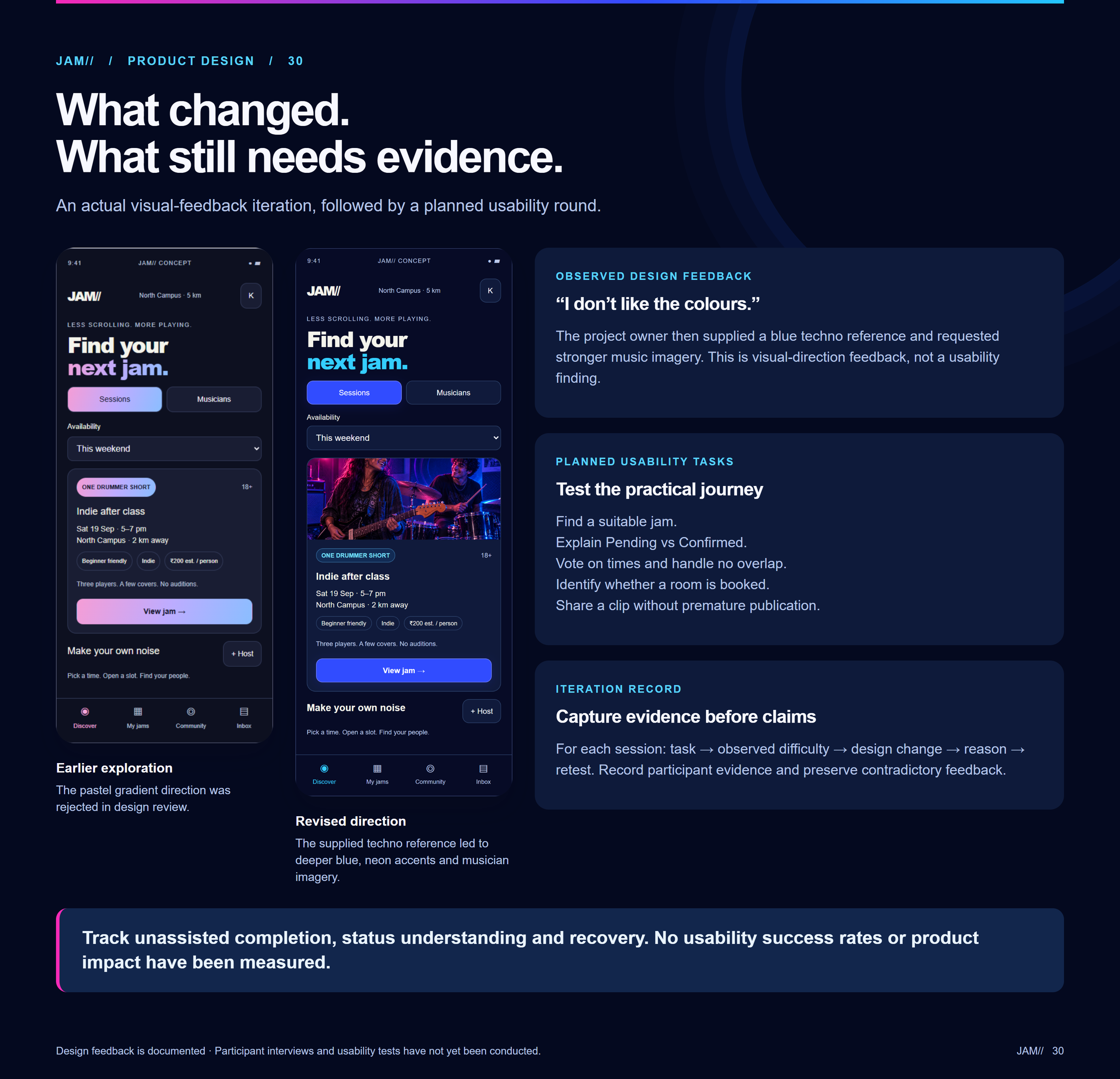 Feedback and validation