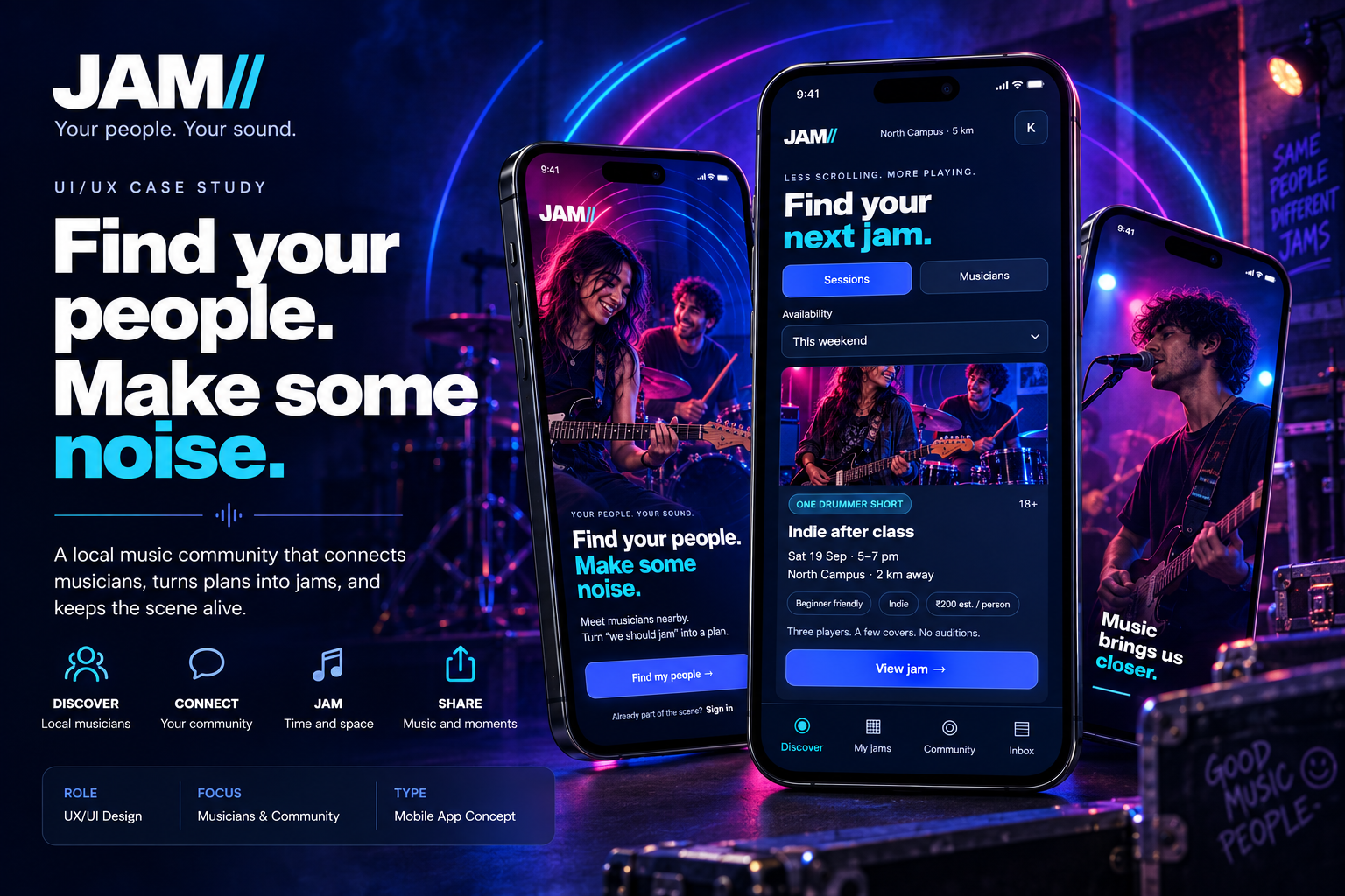 JAM UI/UX case study thumbnail