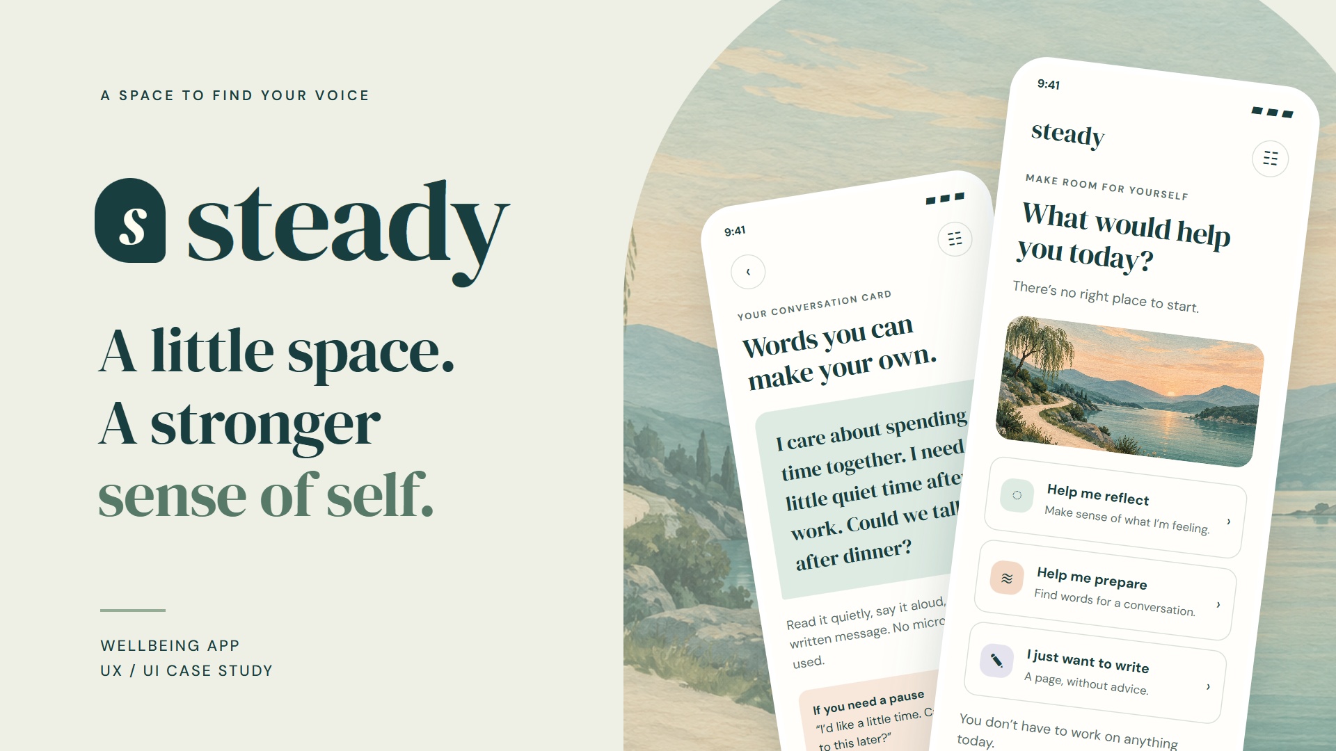 Steady wellbeing app case study